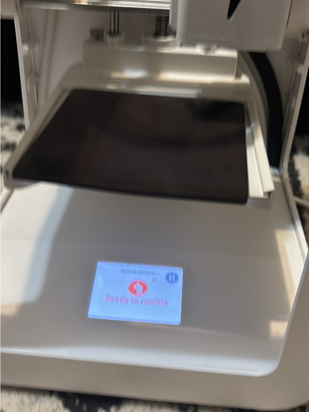 Compact White Heat Press with Color Touchscreen
